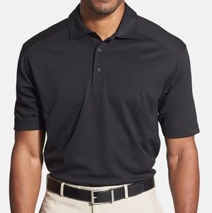 NWT Cutter & Buck XL DryTec Black Polo